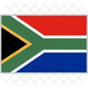 Sud Afrika Flagge Symbol