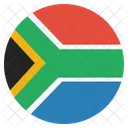 Sud Afrika Flagge Symbol