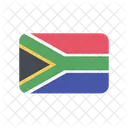 Sudafrica Bandera Pais Icono