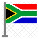 Bandera Pais Sudafrica Icono