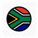 Sudafrica Bandera Del Pais Bandera Icono