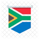 Sudafrica Bandera Nacion Icono