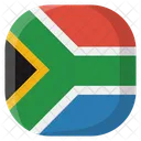 Sudafrica Bandera Pais Icono