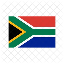 Südafrika Flag Symbol