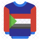 Sudan Tshirt Flags Icône