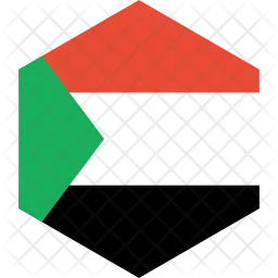 Sudán Flag Icono