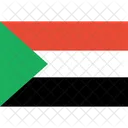 Sudan Flag World Icon