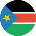 Sur Sudan Bandera Icono