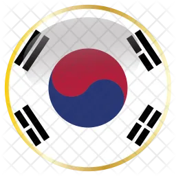 Südkorea Flag Symbol