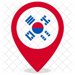 Südkorea Flag Symbol