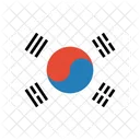 Korea Sud Flagge Symbol