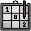 Sudoku Leisure Numbers Icon
