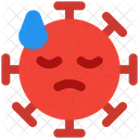 Sudor Emoji De Coronavirus Coronavirus Icon