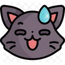 Gato Gatito Emoji Icono