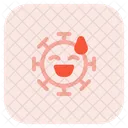 Sonrisa De Sudor Emoji De Coronavirus Coronavirus Icono