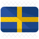 Suecia Bandera Pais Icono