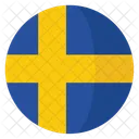 Suecia Bandera Pais Icono