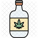 Botella Cannabis Cannabidiol Icono