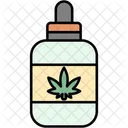 Suero Cannabis Cannabidiol Icono