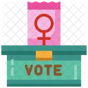 Sufragio Feminino Direitos Voto Ícone