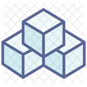 Cubes Salt Taste Icon