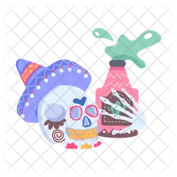 Sugar Skull  Icon