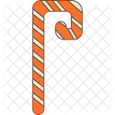 Sugar Stick Christmas Candy Candy Cane Icon