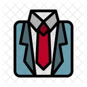 Suit Businessman Tie Icon