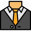 Suit And Tie Representing Professional Attire Business Dress Formal Wear Icon