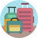 Airport Suitcases Luggage Icon