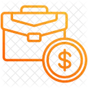 Suitcase Money Dollar Icon