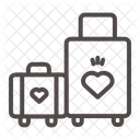 여행 가방 수하물 여행 아이콘