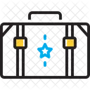 Suitcase Portmanteau Container Icon