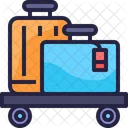 Suitcase Bellhop Luggage Icon
