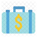 Suitcase Money Currency Icon
