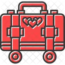 Suitcase Honeymoon Luggage Icon