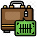 Suitcase Barcode  Icon