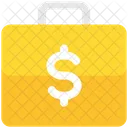 Suitcase Briefcase Money Icon