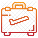 Suitcase Adventure Holiday Icon