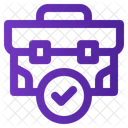 Suitcase Quality Control Icon