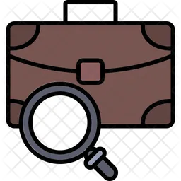 Suitcase Search  Icon