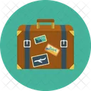 Suitcase Travel Cloth Icon