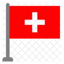 Bandera Pais Suiza Icono