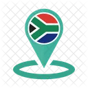Sul Africa Bandeira Ícone