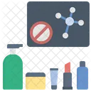 Chemical Free Cosmetic No Chemical Icon