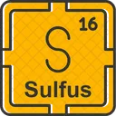Sulfur Preodic Table Preodic Elements 아이콘