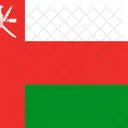 Sultanate Of Oman Flag Country Icon