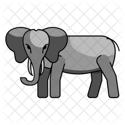 Download Free Sumatran Elephant Icon Of Colored Outline Style Available In Svg Png Eps Ai Icon Fonts