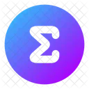 Summation Circle Icon