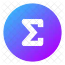 Summation Circle Icon